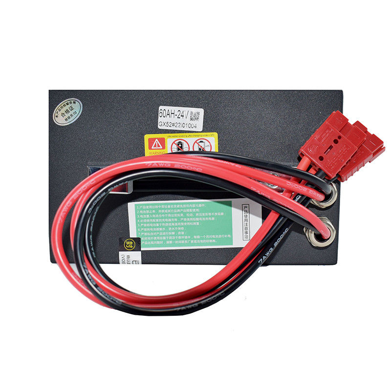 MT15 24V 60AH Batería de iones de litio 262*155*187mm Para camión de paletas