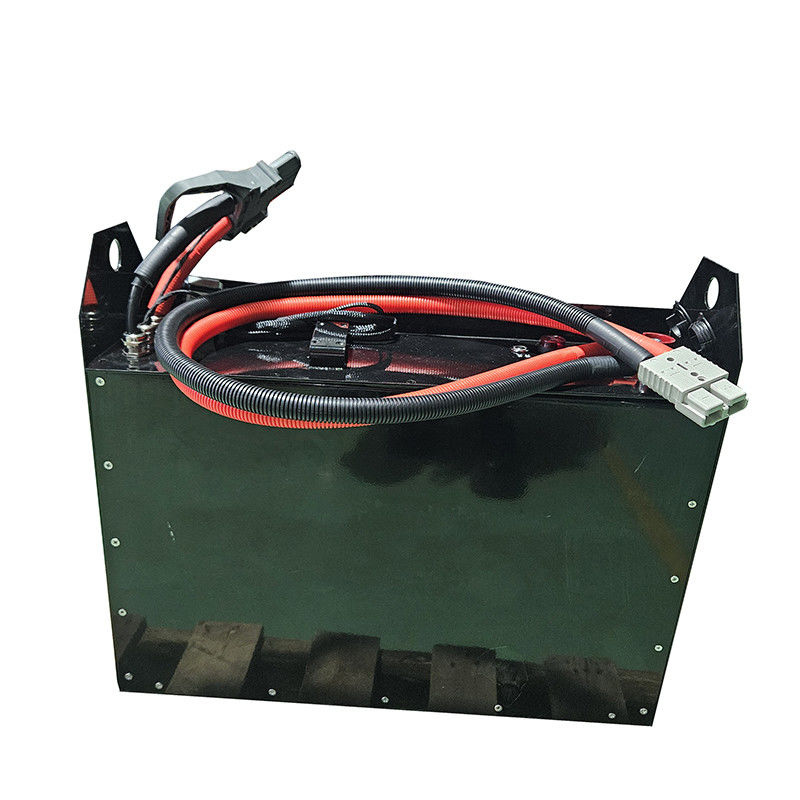 Batería de litio para carretillas elevadoras de 25,6 V de color negro para aplicaciones de trabajo pesado