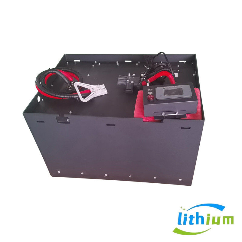 51.2V 346ah Batería de montacargas de hierro de litio con batería de almacenamiento Cargador de batería 830X630X465mm