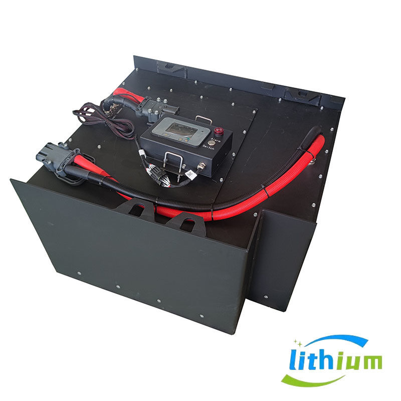 Batería de hierro de litio de montacargas de 48 V con célula LiFePO4 para automóviles eléctricos de trabajo pesado
