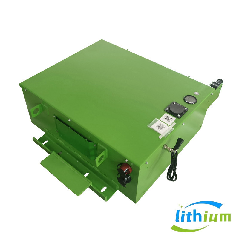 Batería de litio ionizado negra para montacargas, capacidad de 15 Ah, paquete de baterías recargables de larga duración para vehículos industriales de montacargas